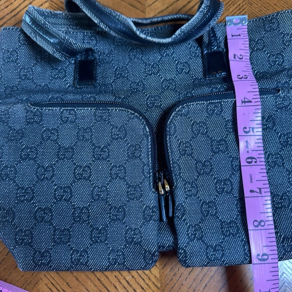 Gucci denim monogram GG handbag - Picture 6 of 10